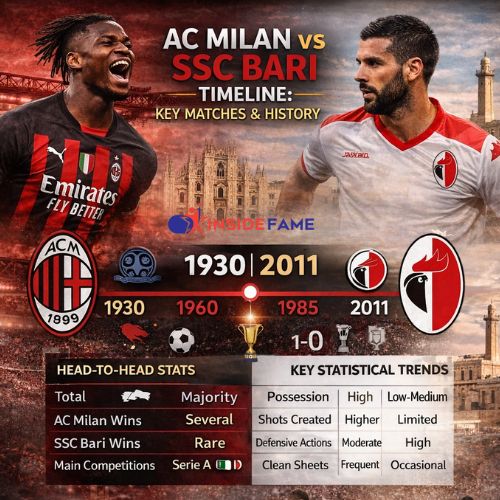 AC Milan vs SSC Bari Timeline