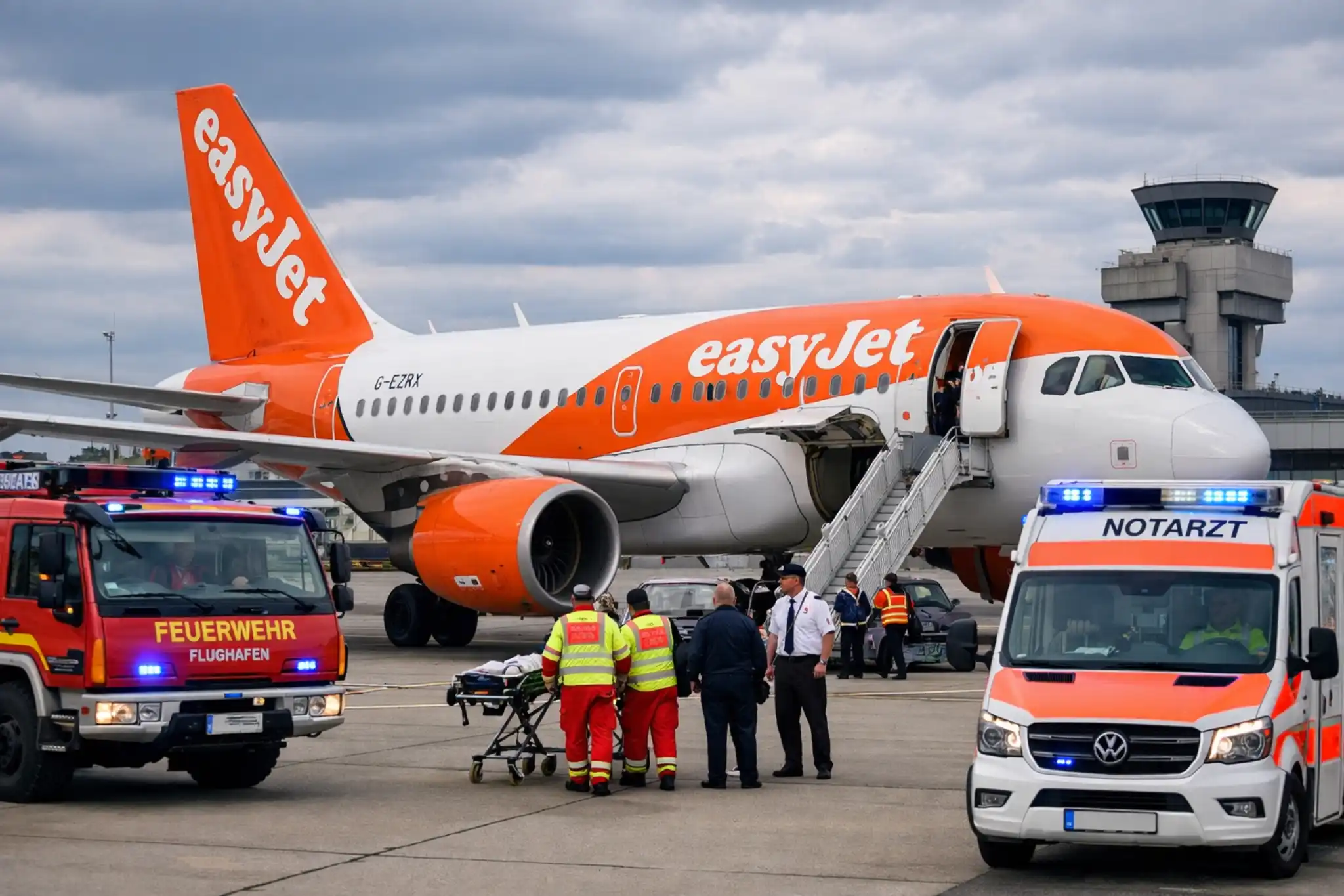 easyjet u22152 emergency germany
