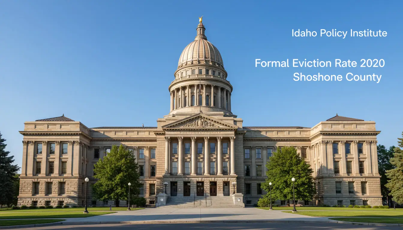idaho policy institute formal eviction rate 2020 shoshone county