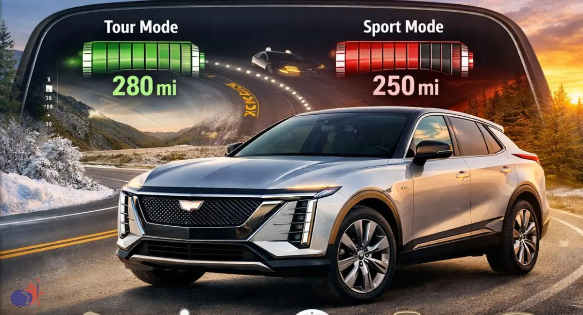Do the Driving Modes in Cadillac Lyriq Offer Different Ranges or Battery Usage?