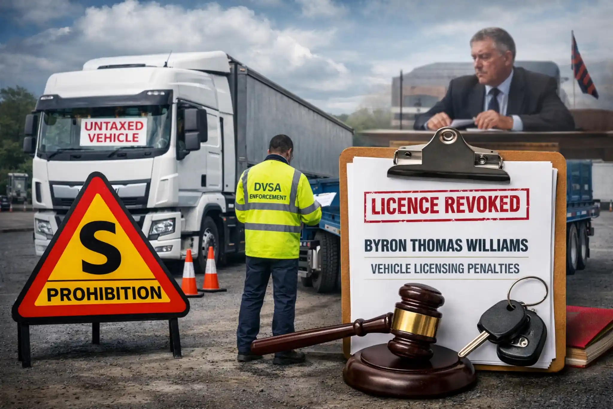Byron Thomas Williams Vehicle Licensing Penalties