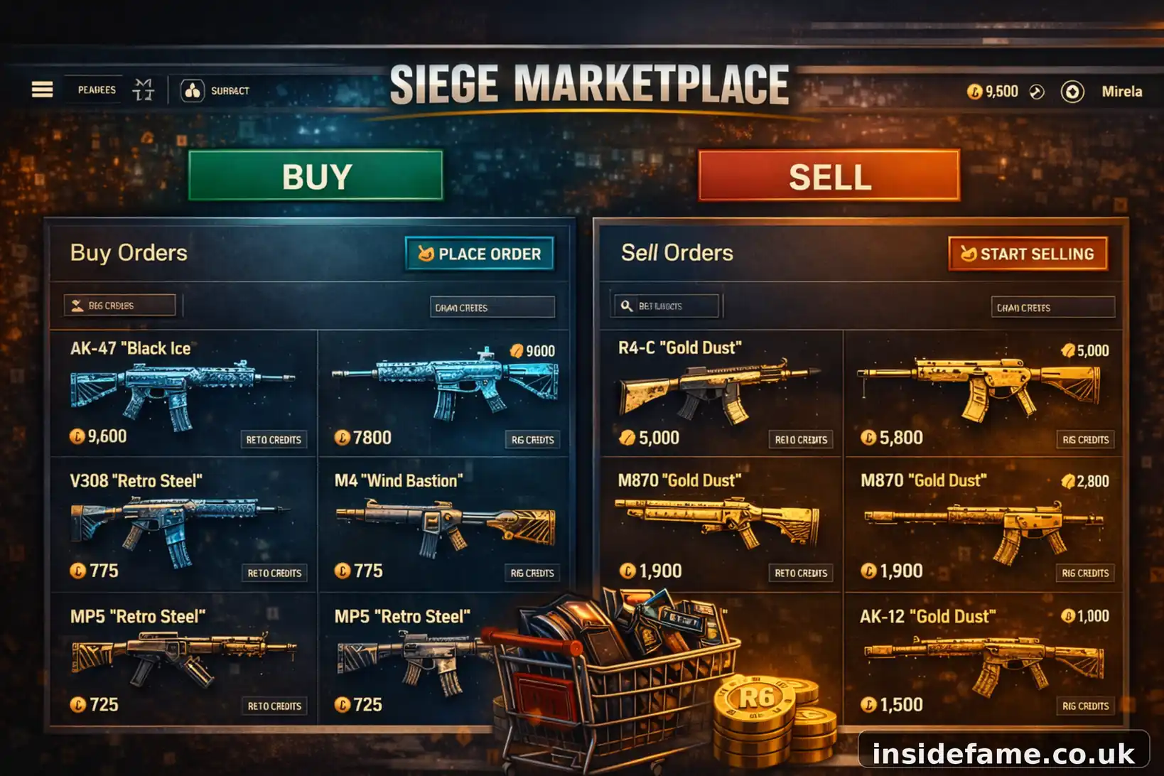 Siege Marketplace