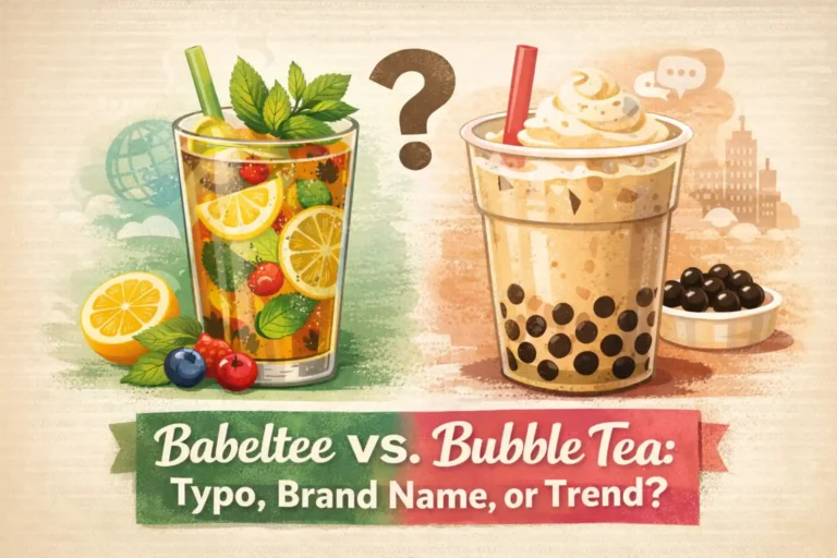 Babeltee vs Bubble Tea: Is It a Typo, Brand Name, or New Trend? Babeltee