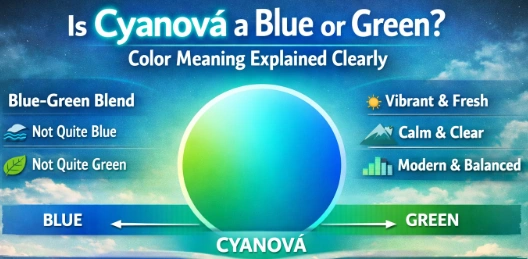 Is Cyanová a Blue or Green? Color Meaning Explained Clearly Cyanová