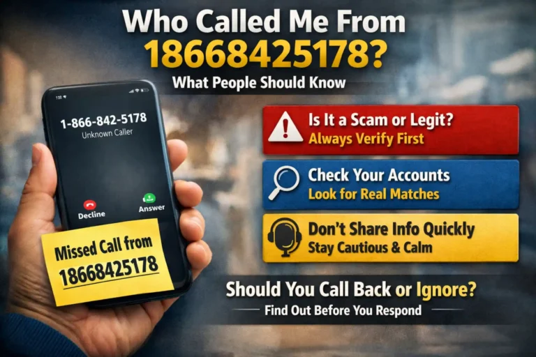Who Called Me From 18668425178? What People Should Know 18668425178
