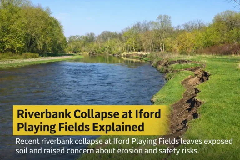 Riverbank Collapse Iford Playing Fields
