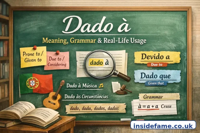 Dado à Explained: Meaning, Grammar and Real-Life Usage Dado à
