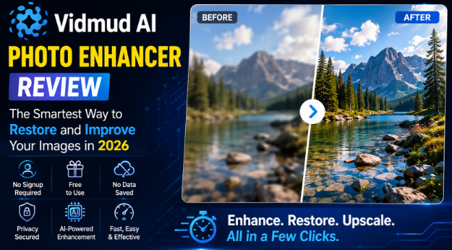 Vidmud AI Photo Enhancer Review: The Smartest Way to Restore and Improve Your Images in 2026