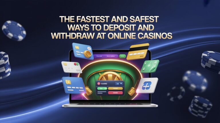 The Fastest and Safest Ways to Deposit and Withdraw at Online Casinos